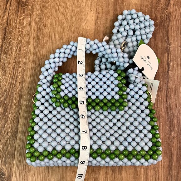 NWT Kate Spade x Target Collab Beaded Handbag in Blue and Green - Picture 11 of 14